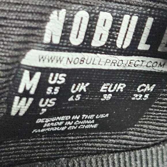 NOBULL Black Mesh Trainers Women’s Size 7 Gym CrossFit Sneakers - Picture 4 of 8